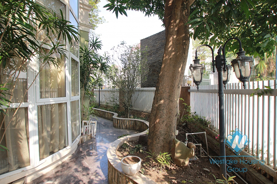 Big house with full furniture for rent in Ciputra, Tay Ho, Ha Noi